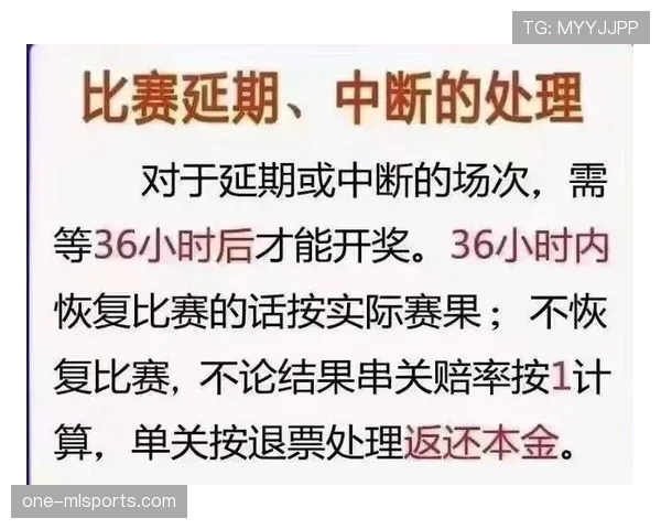比赛中断规则如何影响比赛结果与恢复流程？
